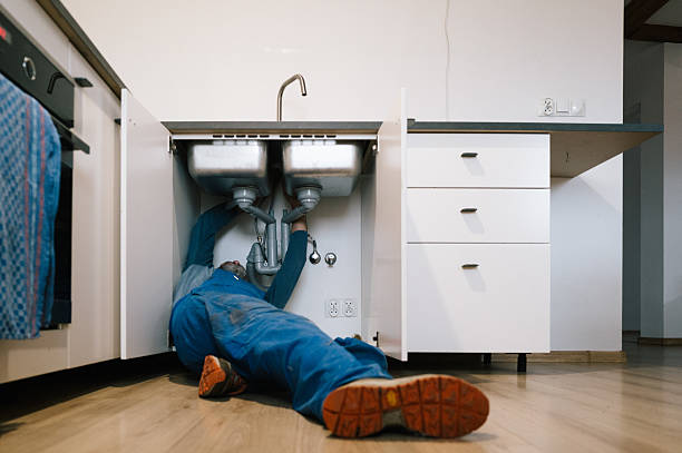 Professional Drain Cleaning technician working in Bridgewater, NY